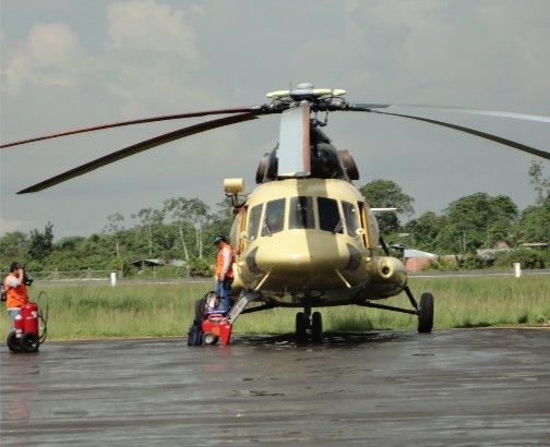 helicoptero para carga y transporte